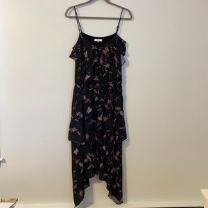 Black floral dress by PARKER